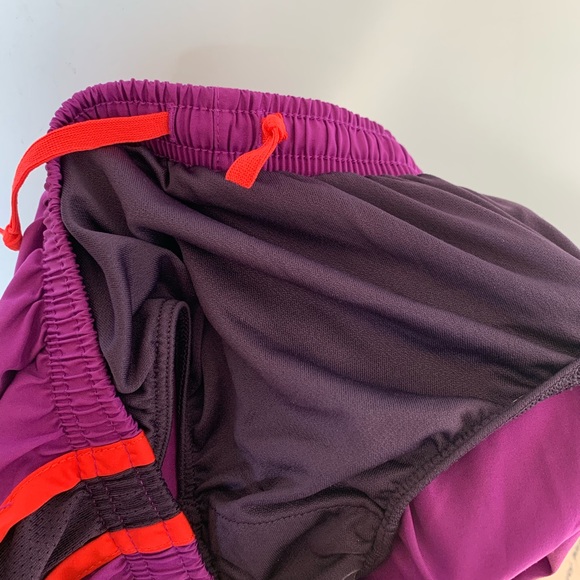 Nike Tempo Running Short Built in Liner Purple - Picture 5 of 7